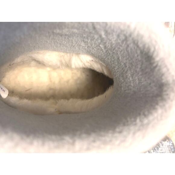 UGG Silver Sequin Classic Short Boots Women’s Size 5 Cozy Winter Sparkle - Picture 5 of 5